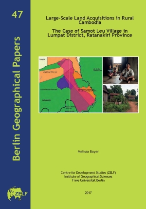 Cover von 'Large-scale land acquisitions in rural Cambodia'